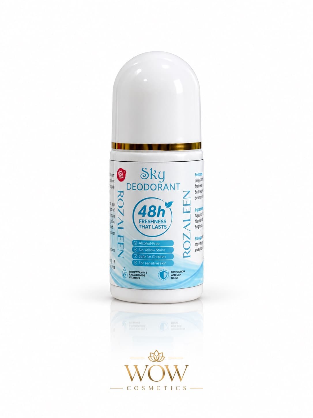 : Rozaleen Sky Deodorant  ROZALEEN مزيل عرق رول أون – Sky