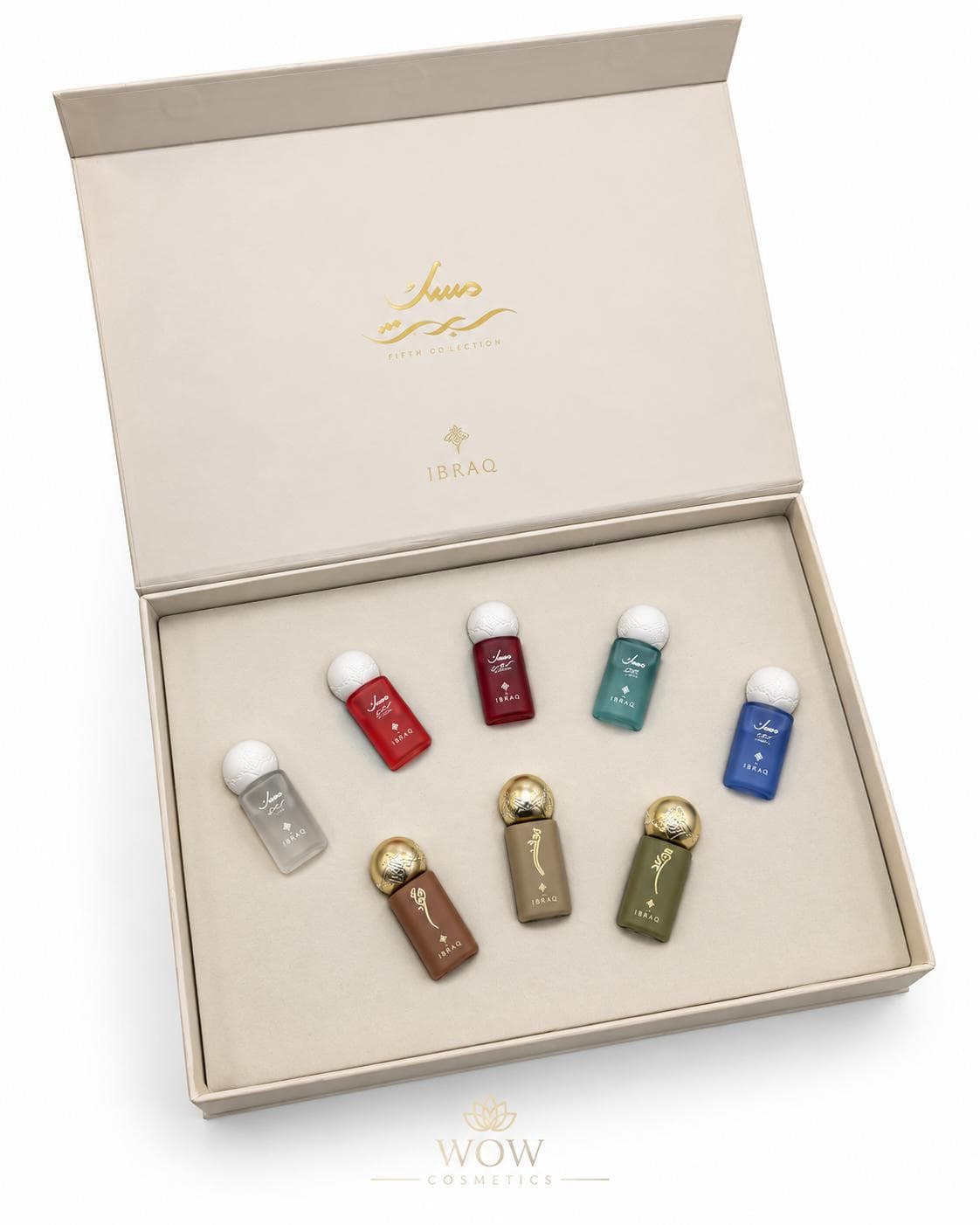 طقم مسك + عطر.  IBRAQ Fifth Collection – 8 قطع