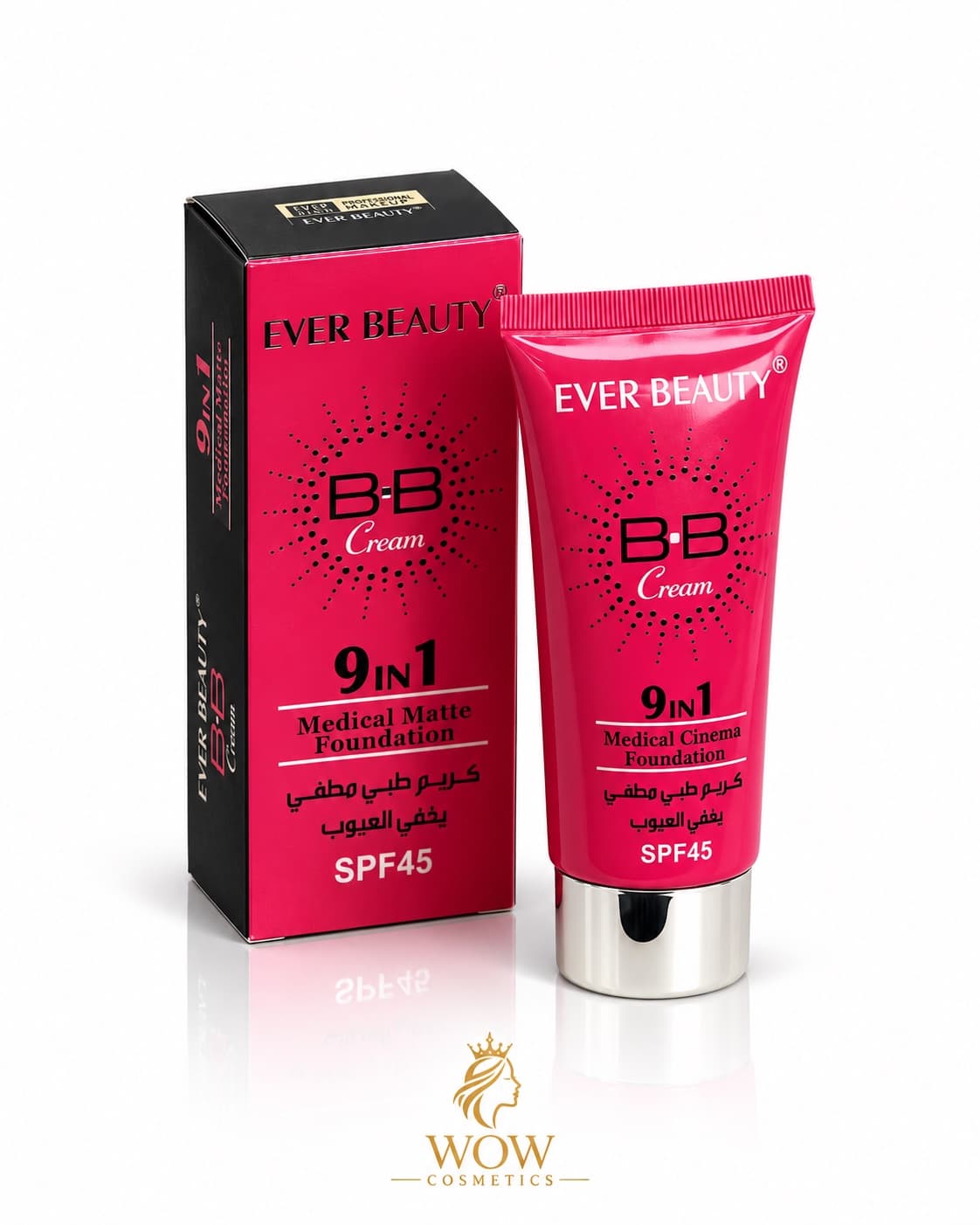 كريم أساس وBB كريم Ever Beauty 9 in 1 – SPF45