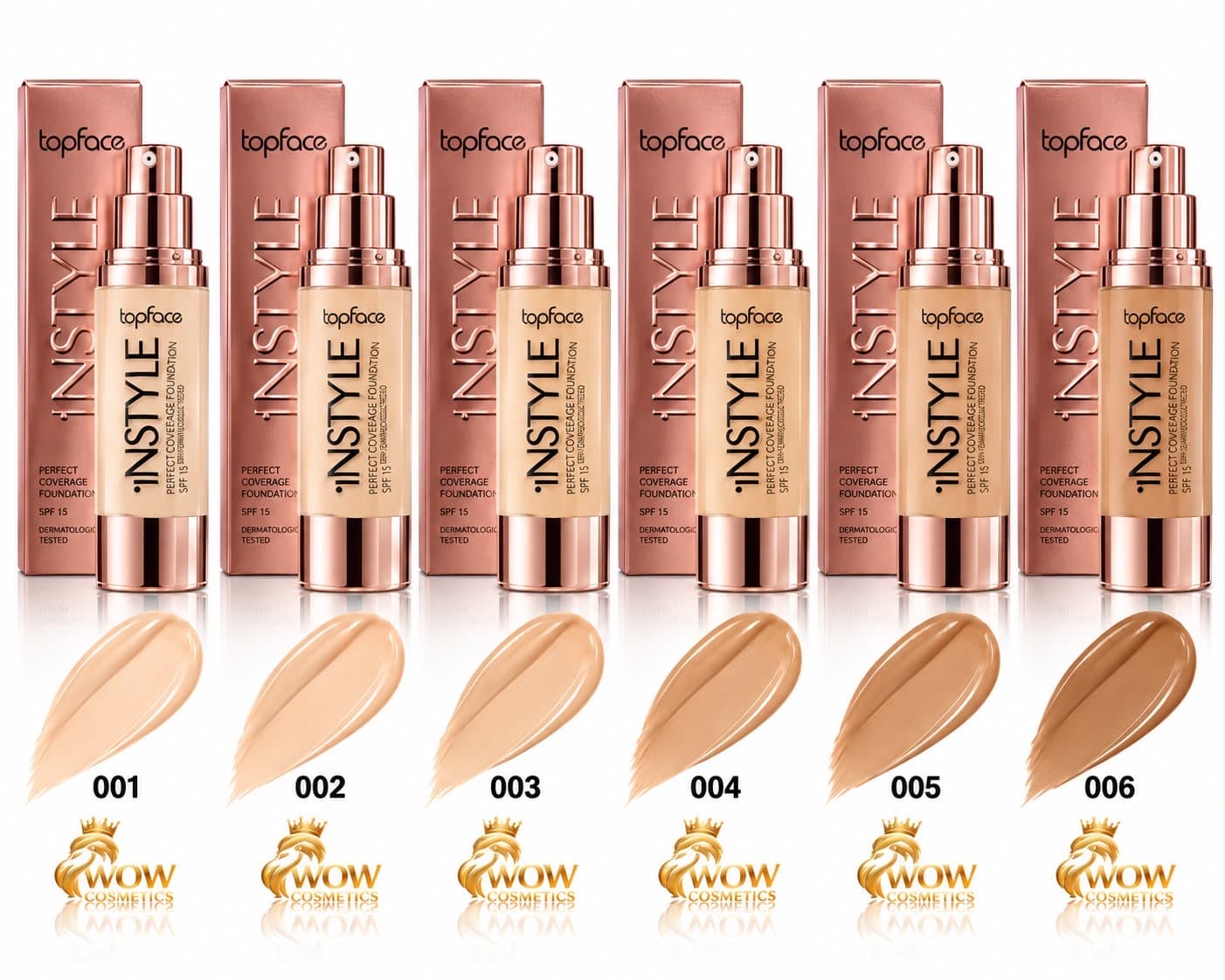 Topface Instyle Perfect Coverage Foundation فاونديشن