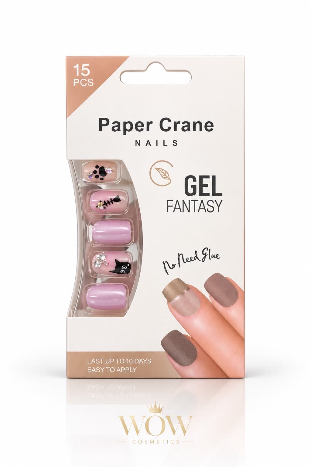 أظافر تركيب Paper Crane – Gel Fantasy